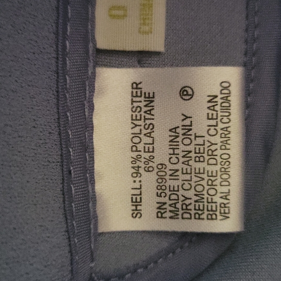 NWOT Gianni Bini, size 0, Light Blue, Cropped, Wide Leg, High Ride Gaucho - Picture 7 of 8